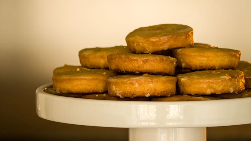 orange, almond and orange blossom cookies