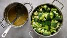 soupe chaude (ou froide) au brocoli, feta & menthe