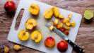 nectarine & hazelnut “knuckle-buckle” cakes