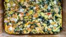 scarpaccia thin savory crustless tart & how to use your leftovers