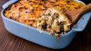 beefy macaroni & cheese casserole