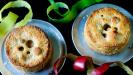 poached apple pie 'pucks'