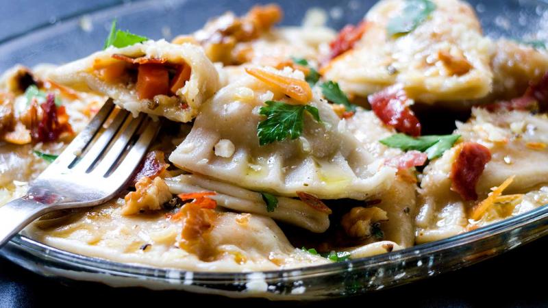 raviolis aux légumes et fromages & pâte facile fait-maison