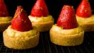 strawberry cream tartlets