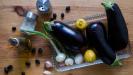 smoky roasted eggplant & black olive dip