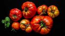 picnic focaccia with tomato-water dough & the 'freshest hand-crushed & no-cook heirloom tomato sauce' topping