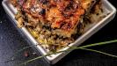 oven-roasted chicken & cauliflower & broccoli & cheddar casserole