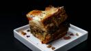 cake quadruple club-sandwich «croque monsieur & madame» triple-couche (avec un cœur aux champignons & lardons & roquette)