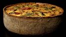 deep-dish mediterranean roasted vegetables quiche