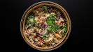 deep-dish mediterranean roasted vegetables quiche