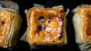 gently-baked & delicately-spiced custard & filo breakfast tartlets