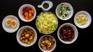 warm & cold autumn salad with preserved duck gizzards & fried potatoes