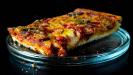 spicy & thick-crust spanish-style pizza with chorizo & roasted red pepper-tomato sauce