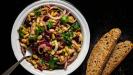 triple-everything bean salad