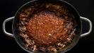 braised & shredded «kokkinisto» triple-meat sauce