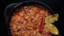 braised & shredded «kokkinisto» triple-meat sauce