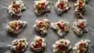 holiday meringues with extra garnishes