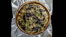 mushroom & brie cheese quiche