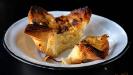 crispy filo & creamy egg custard tartlets