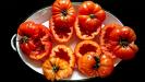 stuffed & baked tomatoes with tuna & fennel & bulgur