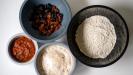 fougasse tomates et olives noires