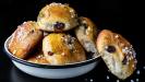 petits pains sains «stafidopsoma» au miel & raisins secs