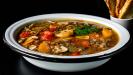 soupe grecque «fakès» aux lentilles & légumes