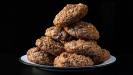 soft & thick cookies with rolled oats & mixed dried fruits & nuts