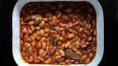 «gigantes plaki» oven-baked giant beans in sauce