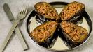 mini aubergines farcies